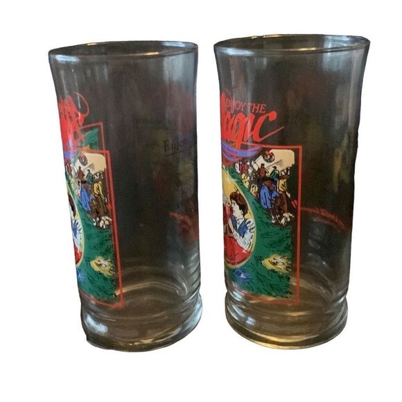 Vintage Coca Cola 1989 Glasses Lot Set of 2 Relive the Magic of the Season - Picture 2 of 14